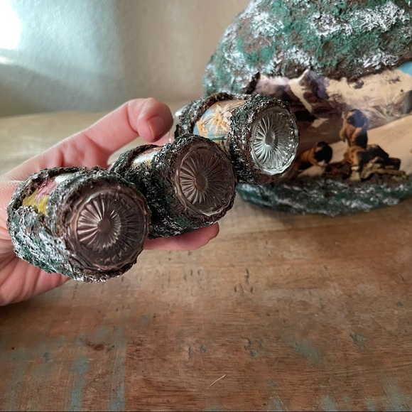 retro vintage, mid century modern european set of 7 pieces decanter shot glass - Picture 4 of 9